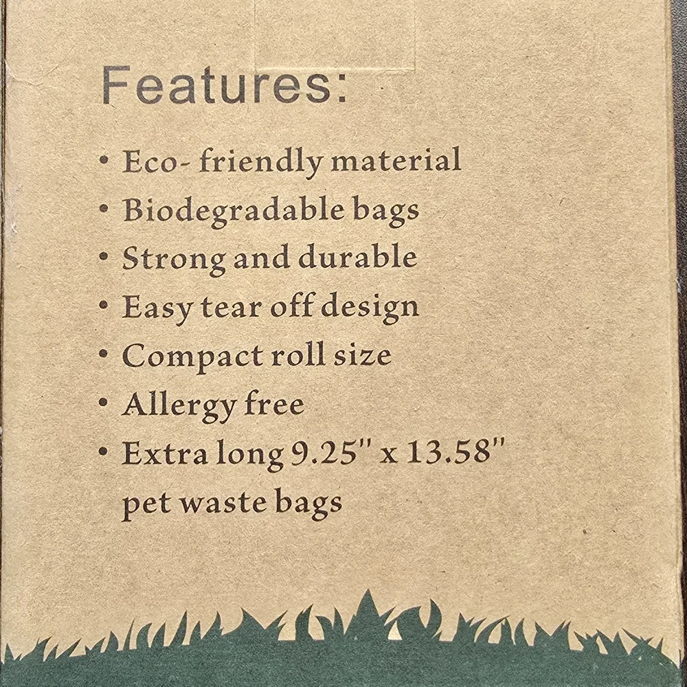 Green Dog Poop Bag Dispenser + 14 Rolls